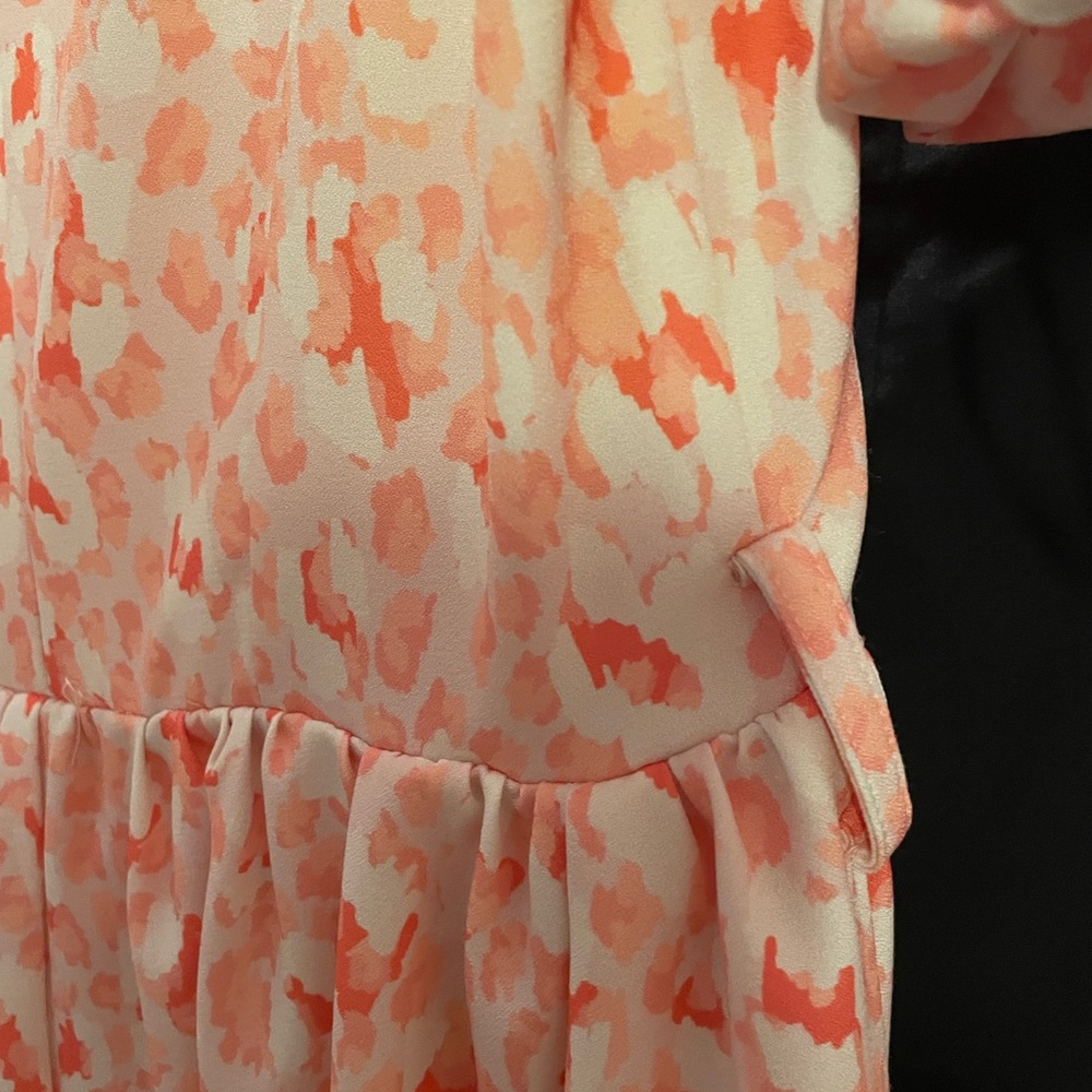 NWT Rachel Coral Floral Mini Dress - Picture 6 of 10